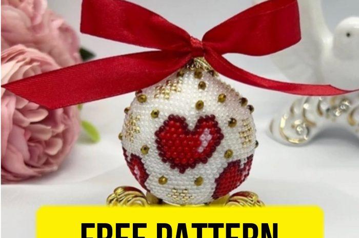 “Love ball” – free beading pattern
