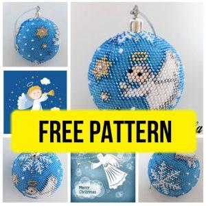 Angel Ball - Free Beading Pattern Christmas DIY Design Gift