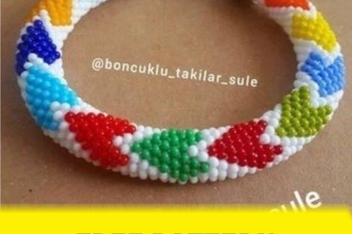 “Hearts bracelet” – free beading pattern