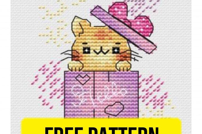 “Present for you” – free cross stitch pattern