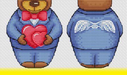 Bear in Love - Free Cross Stitch Pattern Designs Valentine’s Day