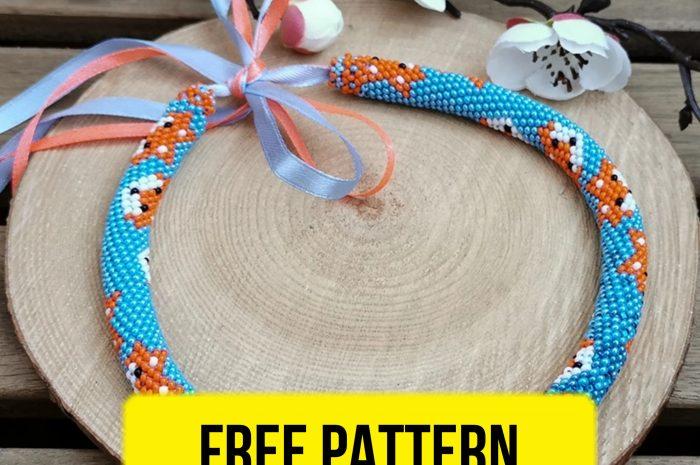 “Fox bracelet” – free beading pattern
