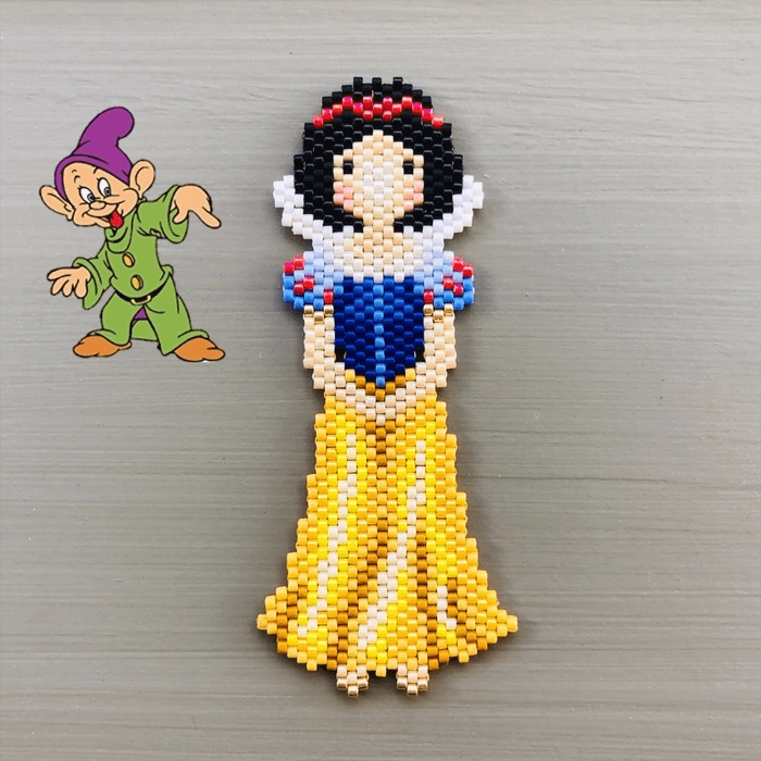 Magic Mirror From Snow White And The Seven Dwarfs Perler Bead