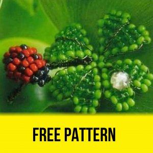 Beaded Ladybug - Free Beading Pattern Jewellery Craft DIY
