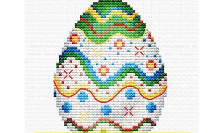 Easter Egg - Free Cross Stitch Pattern Hollydays For Beginners