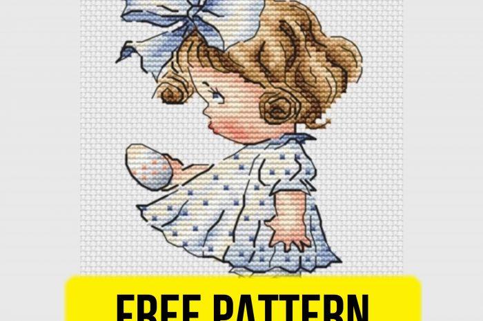 “Egg for you” – free cross stitch pattern