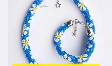 Camomile Bracelet - Free Beading Pattern Jewellery DIY Design