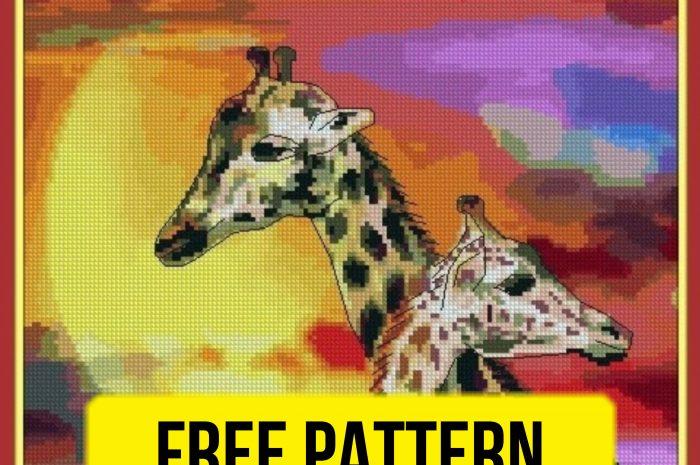 “Safari” – free cross stitch pattern