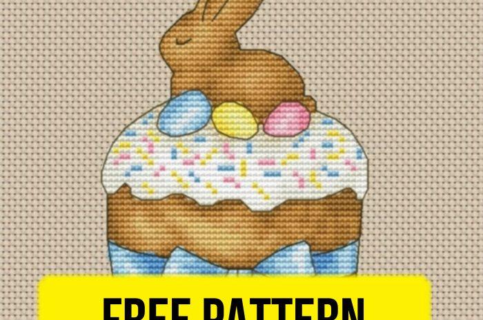 “Easter Cake” – free cross stitch pattern