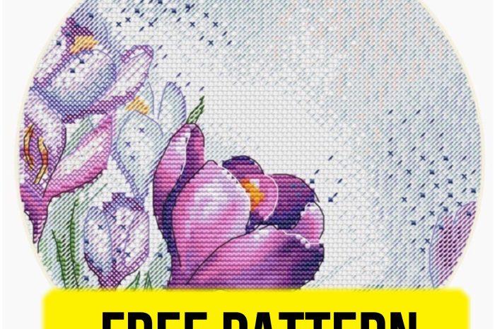 “Saffron” – free cross stitch pattern