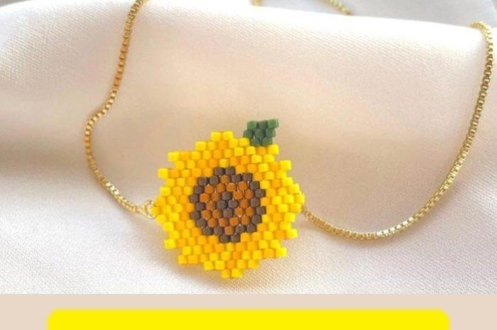 “Sunflower” – free beading pattern