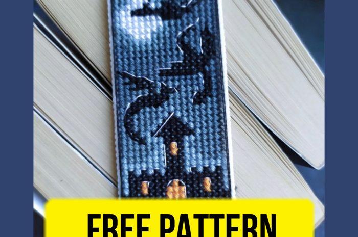 “Pencil Dragons Bookmark” – free cross stitch pattern