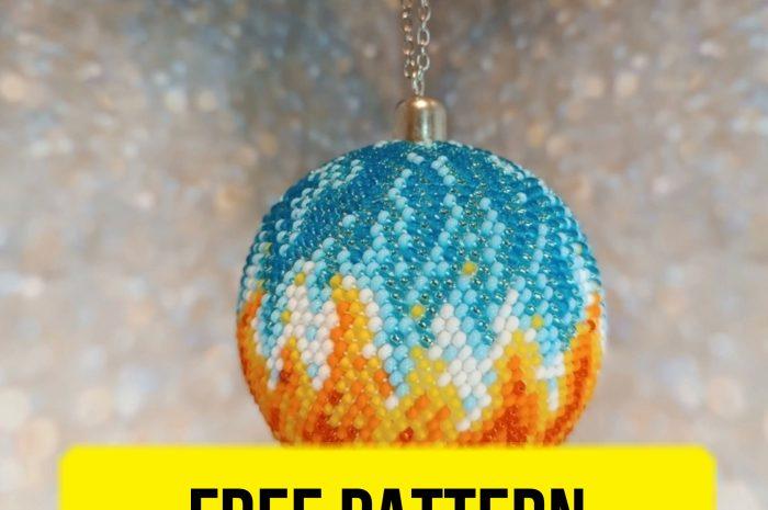 “Two elements ball” – free beading pattern