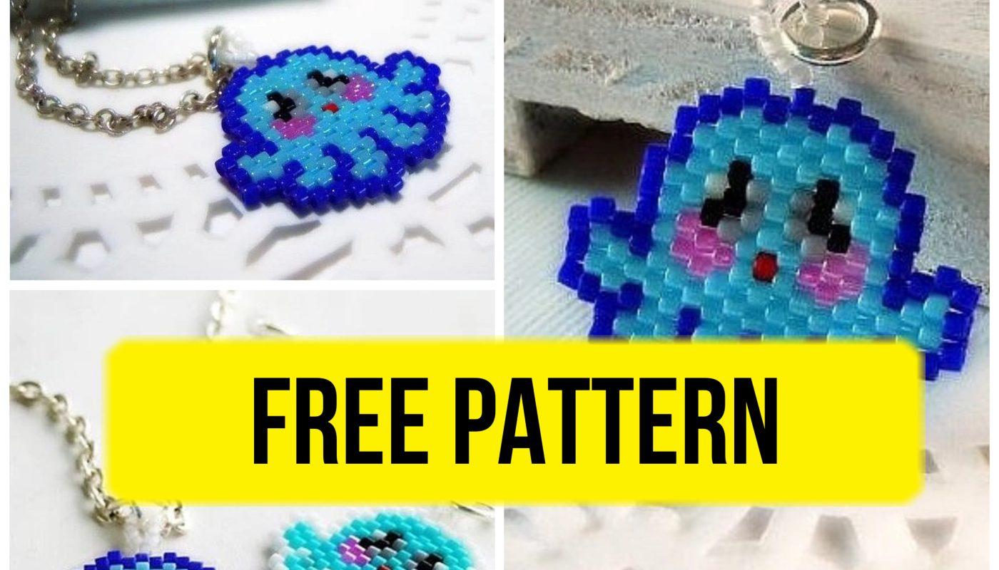 Free beading pattern with a cute octopus design.