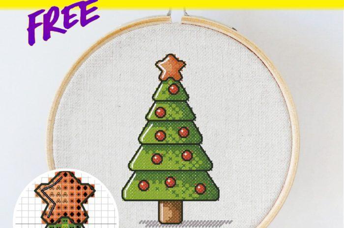 “Christmas tree” – free cross stitch pattern