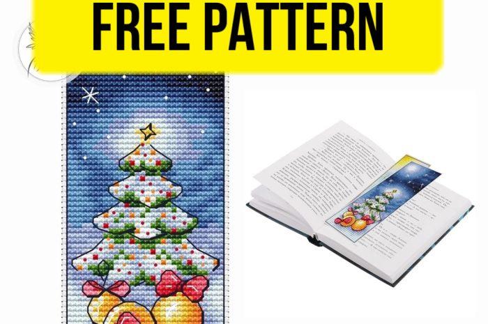 “Winter bookmark” – free cross stitch pattern