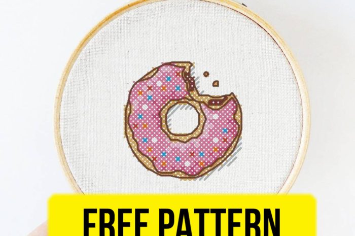 “Donut” – free cross stitch pattern